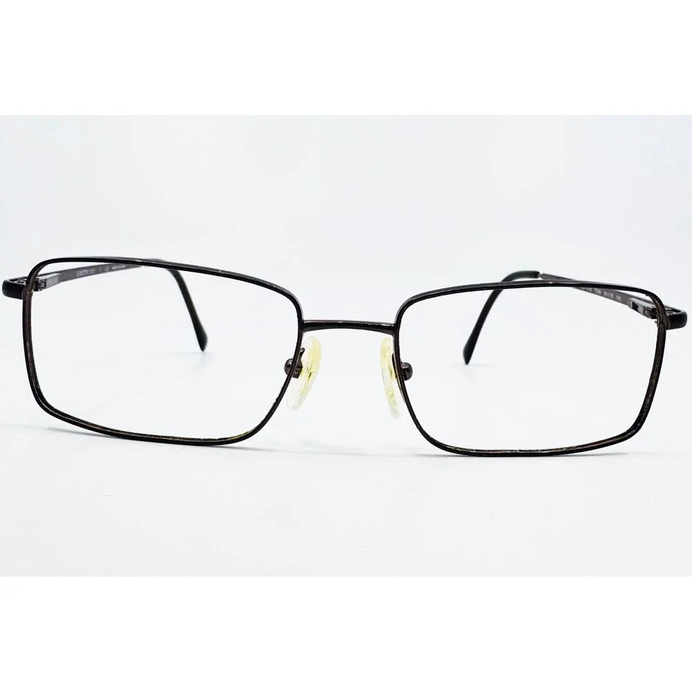 Luxottica Eyeglass Frames Mens Brown LU 1338 T288 Rectangular 55-18-140